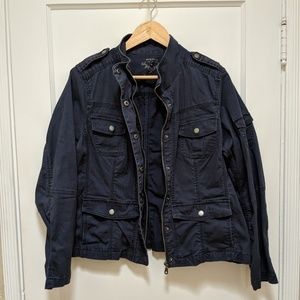 Sonoma | Dark blue military utility zipper jacket